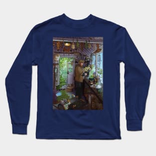 Modern Male Witch Greenhouse Long Sleeve T-Shirt